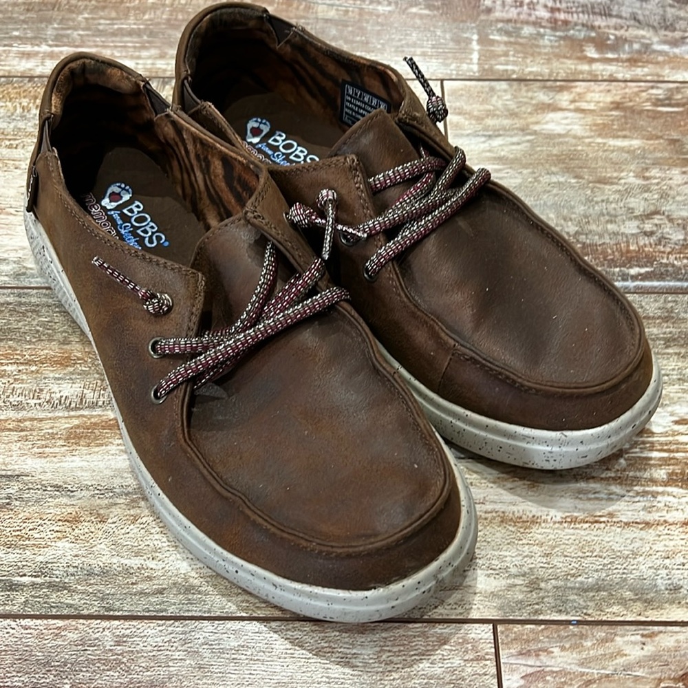 Bobs by Skechers Slip on Brown Shoe size 10